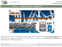 Tablet Screenshot of kelleyindustrial.com